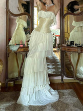 Modest Strapless Chiffon Long Prom Dress For Women Evening Wear